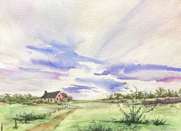 A Little Bit of Heaven painting by Trillium Woods resident