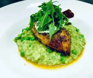 a savory chicken dish