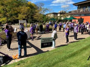 Residents gather for Walk to End Alzheimer's