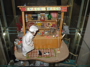 Trillium Woods Resident Artist Series Barbie Andreason's miniature snack shack
